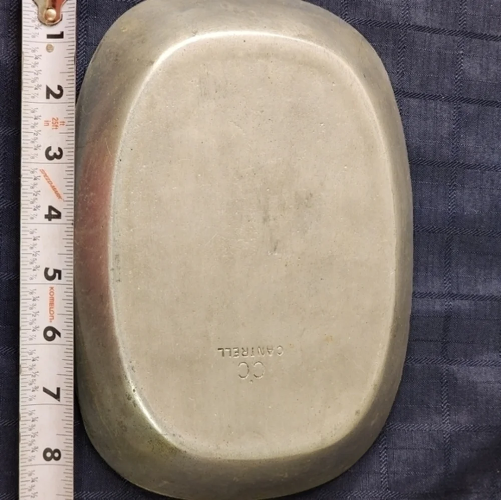 Vintage Cantrell CC Pewter Bread Tray 